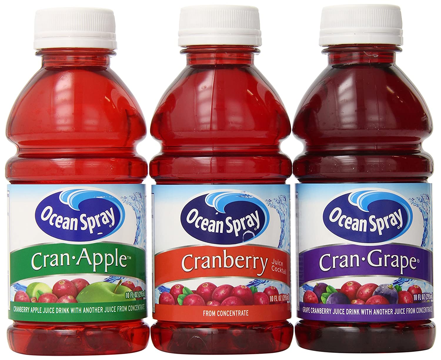 OCEAN SPRAY JUICE Cran-Apple, Cran-Grape or Cranberry 10 oz